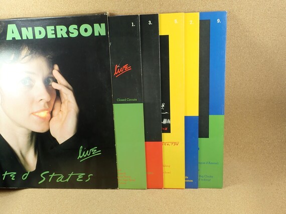 Laurie Anderson Vinyl Records - United States Live Box Set - 1984