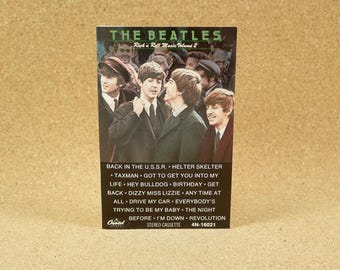 Cassettebandje van The Beatles - Rock 'N' Roll-muziek, album deel 2 - Amerikaanse opname - Capitol Records uit de jaren 80 - poprock - bijna nieuwstaat