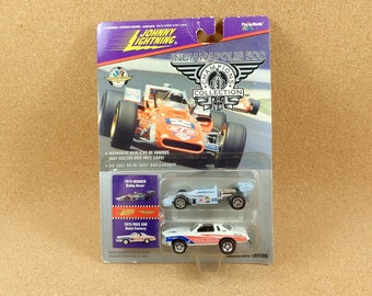 Playing Mantis Johnny Lightning - Indianapolis 500 Champions Collection - 1975 Winner Bobby Unser and 1975 Pace Car - Never Opened (Sealed)