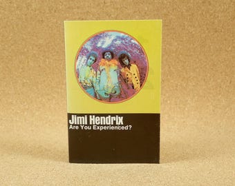 Cinta de casete de Jimi Hendrix - Álbum Are You Experienced - Grabación estadounidense - Década de 1980 - Reprise Records - Rock psicodélico - En perfecto estado