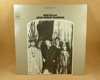 Bob Dylan Vinyl Record - John Wesley Harding Album - 1967 Columbia Records - Folk Rock - Near Mint Condition