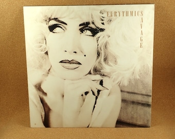 Eurythmics Vinyl-Schallplatte – Savage Album – 1987 RCA Victor Records – Synth-Pop – nahezu neuwertiger Zustand