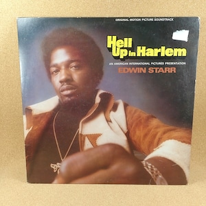 Edwin Starr Vinyl Record - Hell Up In Harlem Album - 1974 Motown Records - Funk/Soul - Near Mint Condition
