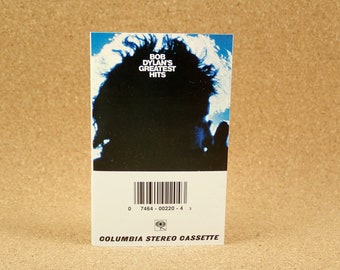Cinta de casete de Bob Dylan - Álbum de grandes éxitos de Bob Dylan - Grabación en EE. UU. - Columbia Records - Música antigua - Estado casi impecable