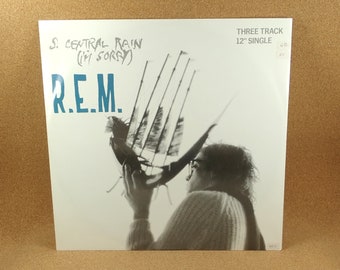 R.E.M. Vinyl Record - S. Central Rain (I&#39;m Sorry) Single - 1984 I.R.S. Records - Alternative Rock - Near Mint Condition