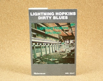 Lightning Hopkins-cassettebandje - Dirty Blues-album - Amerikaanse opname - 1983 Mainstream Records - bijna nieuwstaat