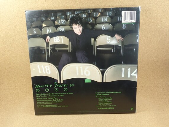 Laurie Anderson Vinyl Records - United States Live Box Set - 1984