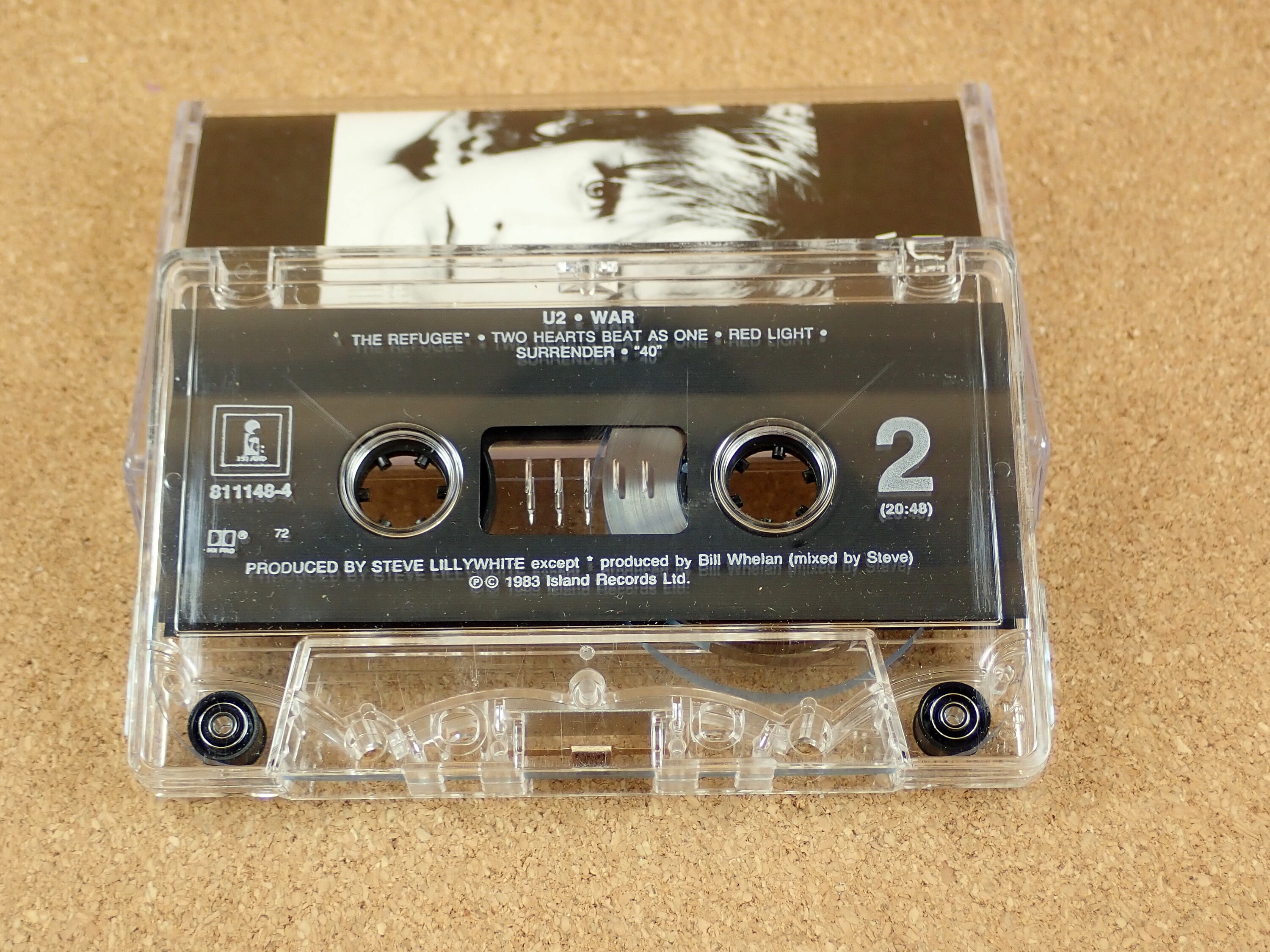 U2 Cassette Tape Álbum de Guerra Us Recording 1990 Etsy