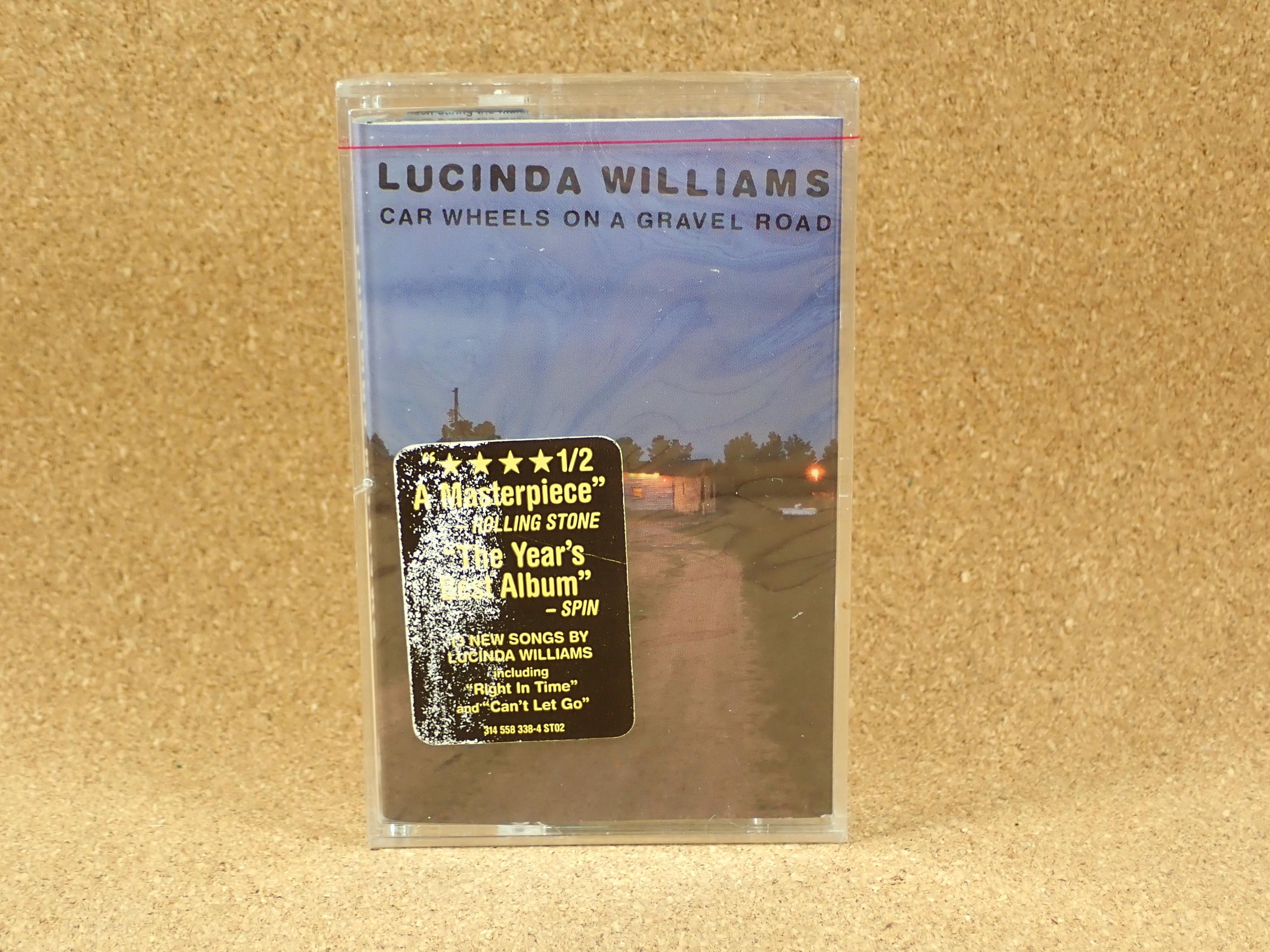 Lucinda Williams Cassette Tape - Car Wheels On A Gravel Road Album - US Recording - 1998 Mercury Records - Texas Blues - Near Mint Condition