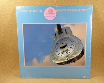 Dire Straits Vinyl Record - Brothers In Arms Album - 1985 Warner Bros. Records - Classic Rock - Near Mint Condition