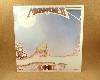 Camel Vinyl-Schallplatte - Moonmadness Album - 1981 Passport Cords - Progessive Rock - Nahezu neuwertig