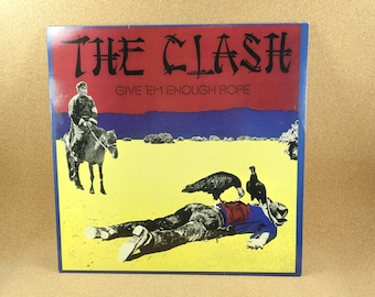 The Clash Vinyl Record - Give 'Em Enough Rope Album - 1999 Columbia Records - Punk Rock - Near Mint Condition