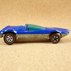 Hot Wheels Redline Swingin&#39; Wing - 1973 Blue Enamal  Hot Wheels Diecast Car - Vintage Collectible Miniature Vehicle