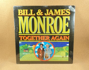Bill & James Monroe Vinyl Record - Together Again Album - 1978 MCA Records - Mint Condition - Sealed (Never Opened)