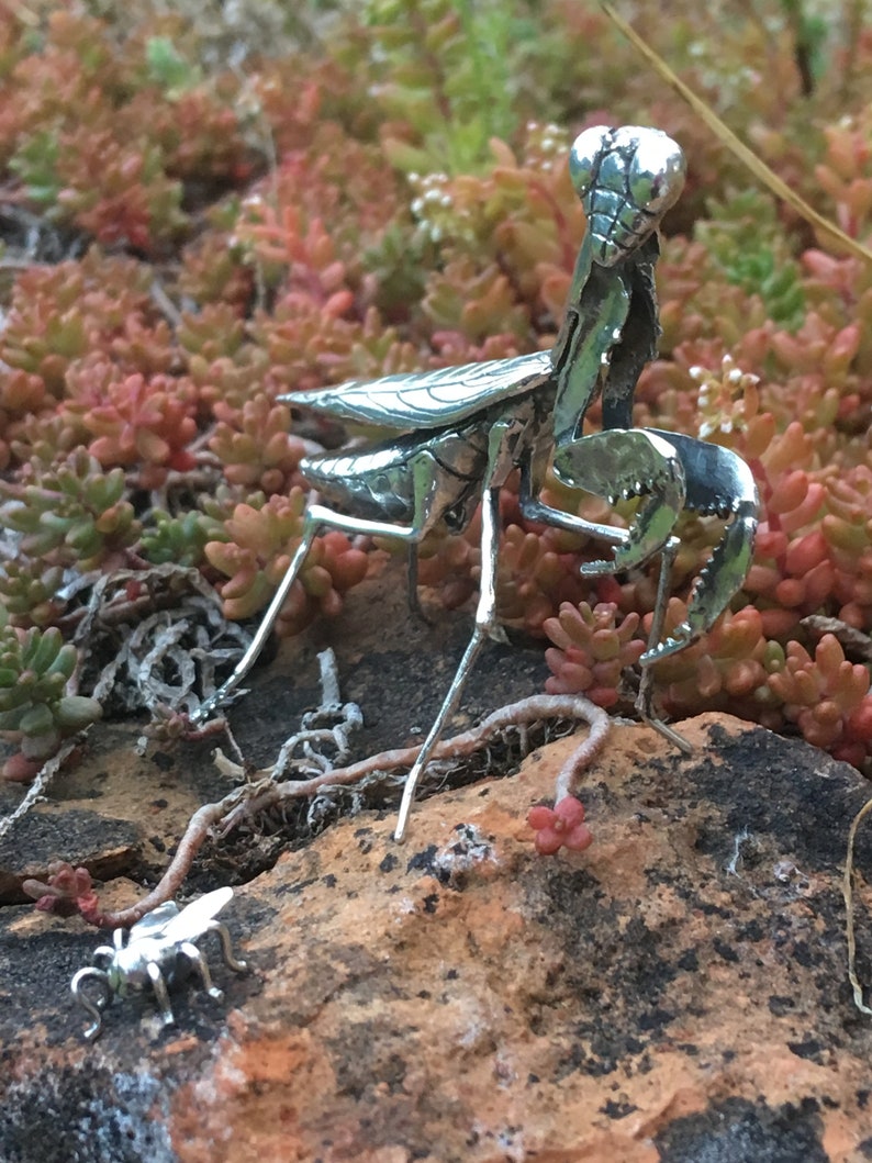 Praying Mantis Ornament European Praying Mantis Figurine Etsy UK