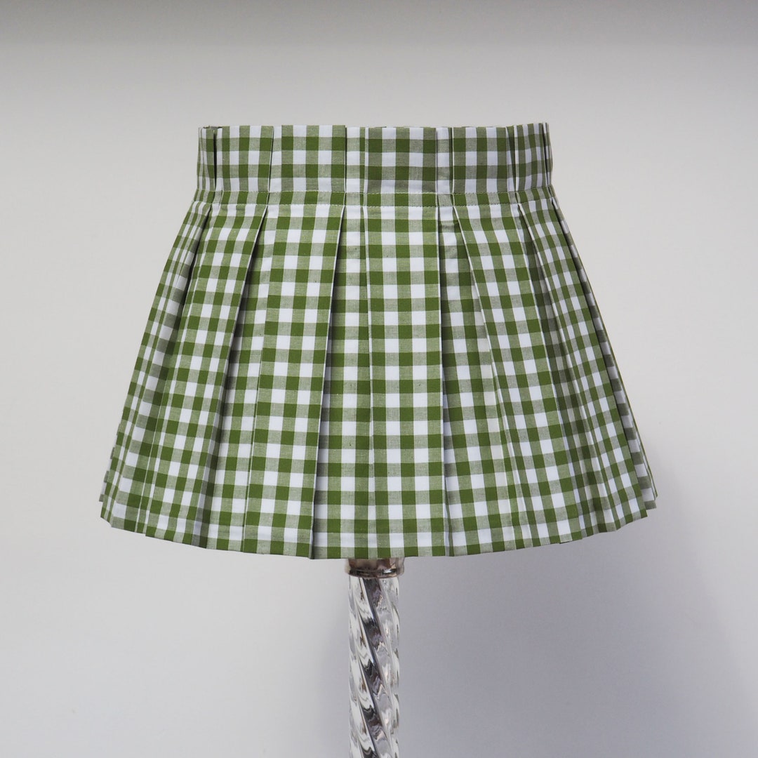 スカート ENFOLD LAMPSHADE SKIRT ColorBlock Classic Pleat Lampshade Skirt Ivory Mustard | Ciélle Home