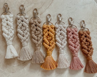 Macramé Sleutelhanger