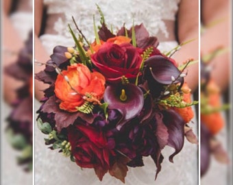 Fall Wedding Bouquet Etsy