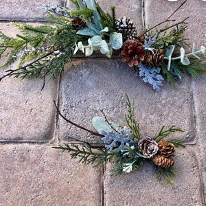 Décoration de gâteau de mariage, mini pommes de pin de gâteau rustique, décoration de gâteau de mariage d&#39;hiver.