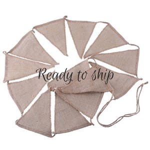 Banner, burlap banner, burlap wedding decoration, rustic wedding burlap decor.