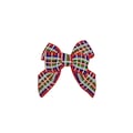 Chinoiserie Christmas Plaid Bow Digital Machine Embroidery File- Baby Lee Digital Design product logo