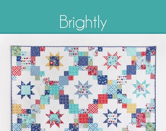 Brightly CCS #193 Cluck Cluck Sew Quilt Pattern Layer Cake or Fat Quarter Friendly Stash Buster