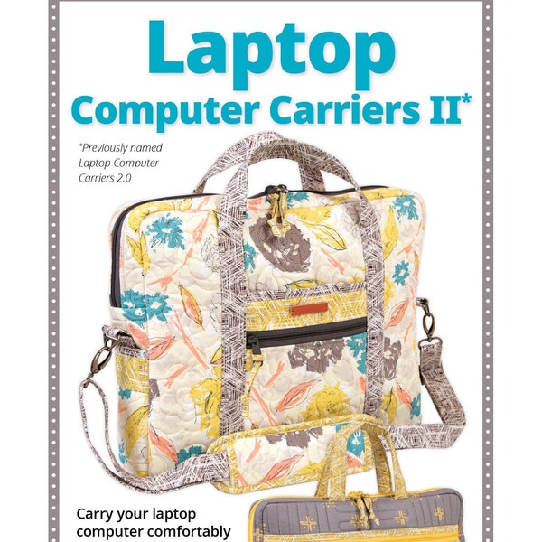 Laptop Computer Carriers 2.0 Patterns by Annie tool case computer organizer laptop bag