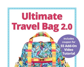 Ultimate Travel Bag 2.0/patterns by Annie/Carry-on luggage/sewing machine bag