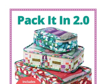 Pack It In 2.0 Pattern by Annie: Luggage Organizer physical pattern
