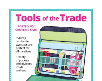 Sewing Organizer Pattern: Tools of the Trade, Zippered Compartments (Paper Pattern)