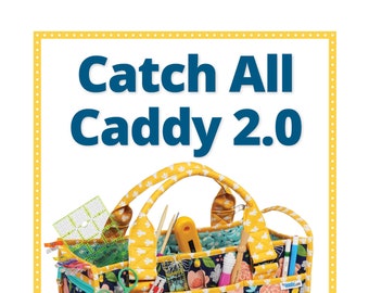 Organizer Catch All Caddy 2.0 Patterns by Annie paper pattern new updated pattern family room organizer car organizer pattern