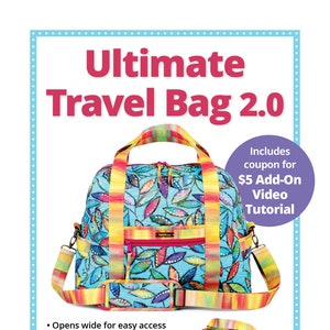Ultimate Travel Bag 2.0/patterns by Annie/Carry-on luggage/sewing machine bag