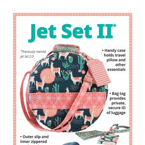 Jet Set II Pattern/Patterns by Annie/zipper compartments/PBA216