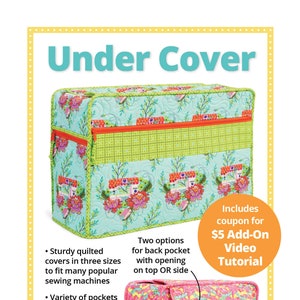Under Cover/sewing machine cover/Patterns by Annie/PBA289/paper pattern/accessory