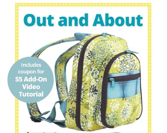 Out and About/Patterns by Annie/paper pattern/Backpack pattern/PBA282/