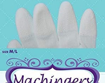 Machingers Free-motion quilting gloves/Quilters Touch/size-XS to XL/Support glove for machine quilting