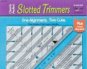 Clearly Perfect Slotted Trimmers by New Leaf Stitches Quilting Tool Notion Acrylic trimmers Kari Carr