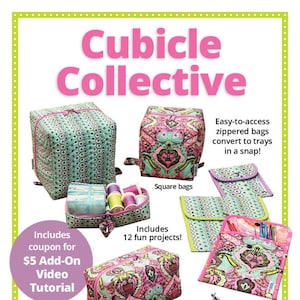 NEW Cubicle Collective/ byAnnie/Patterns by Annie/paper pattern bag Pattern will start shipping 6/1/26