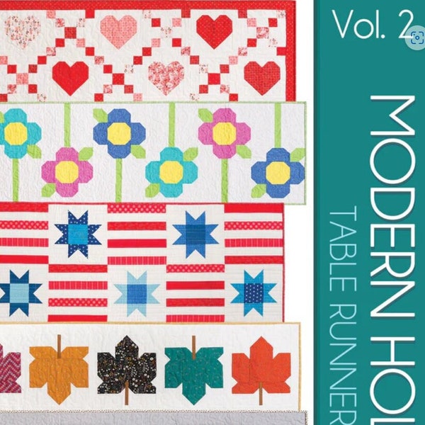 Modern Holiday Table Runners Volume 2/CCS#210/Cluck Cluck Sew/6 Modern Tablerunners Pattern