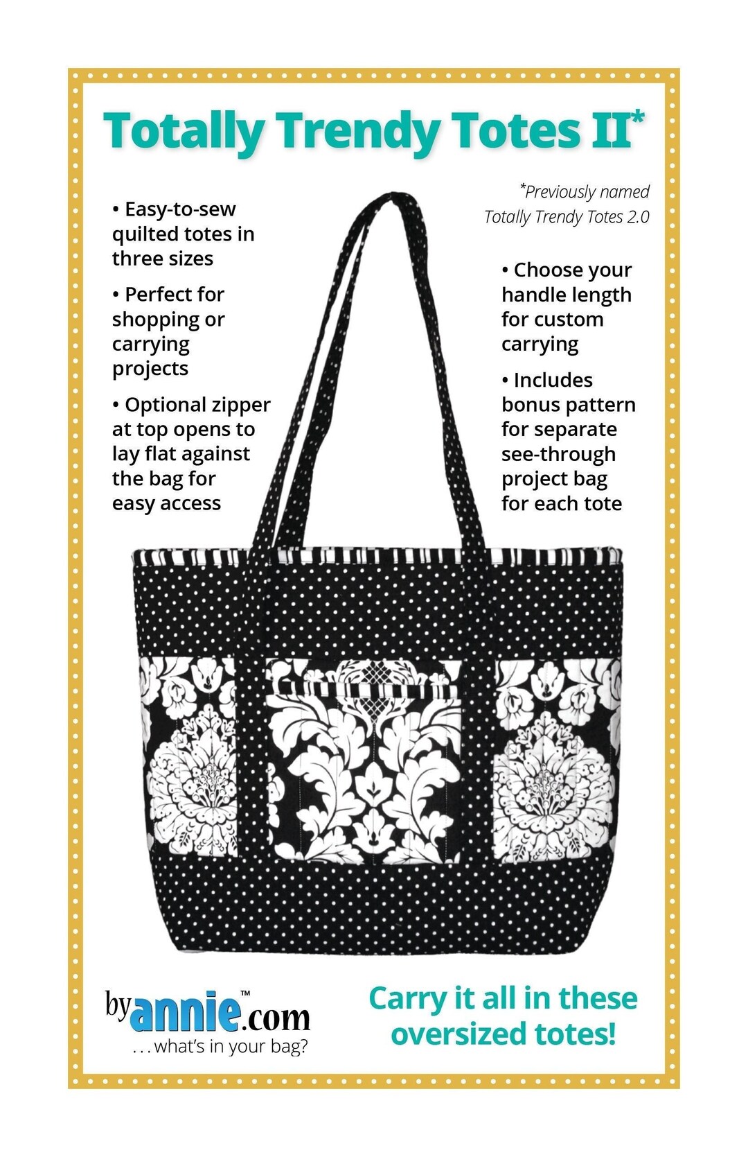 Totally Trendy Totes 2.0 - ByAnnie Totally Trendy Totes 2.0 - ByAnnie