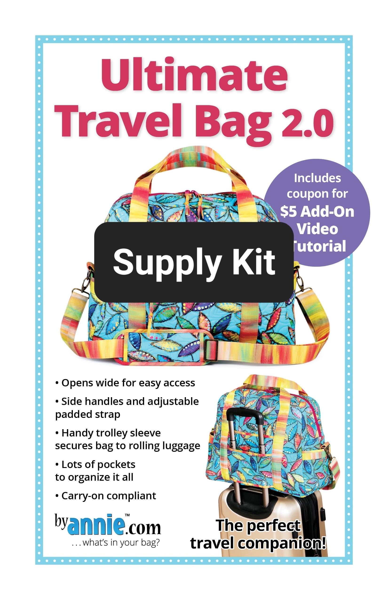 Ultimate Travel Bag 2.0 Supply Kit/includes Hardware/foldover Etsy