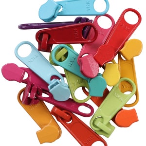 4.5 mm Zipper Pull/notions/purse pulls/YKK zipper pulls/by Annie patterns/choose your color/