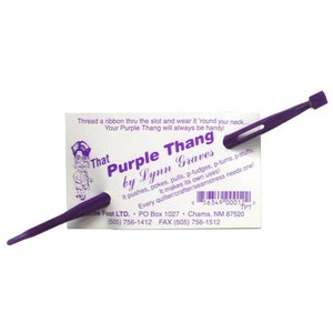 That purple Thang by Lynn Graves/plastic stiletto/sewing notion/poking tool/quilter&#39;s best friend