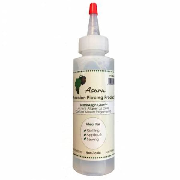 Acorn Easy Seam Align Gentle Hold Fabric Glue refill /4 oz refill bottle/temp glue/water soluble/