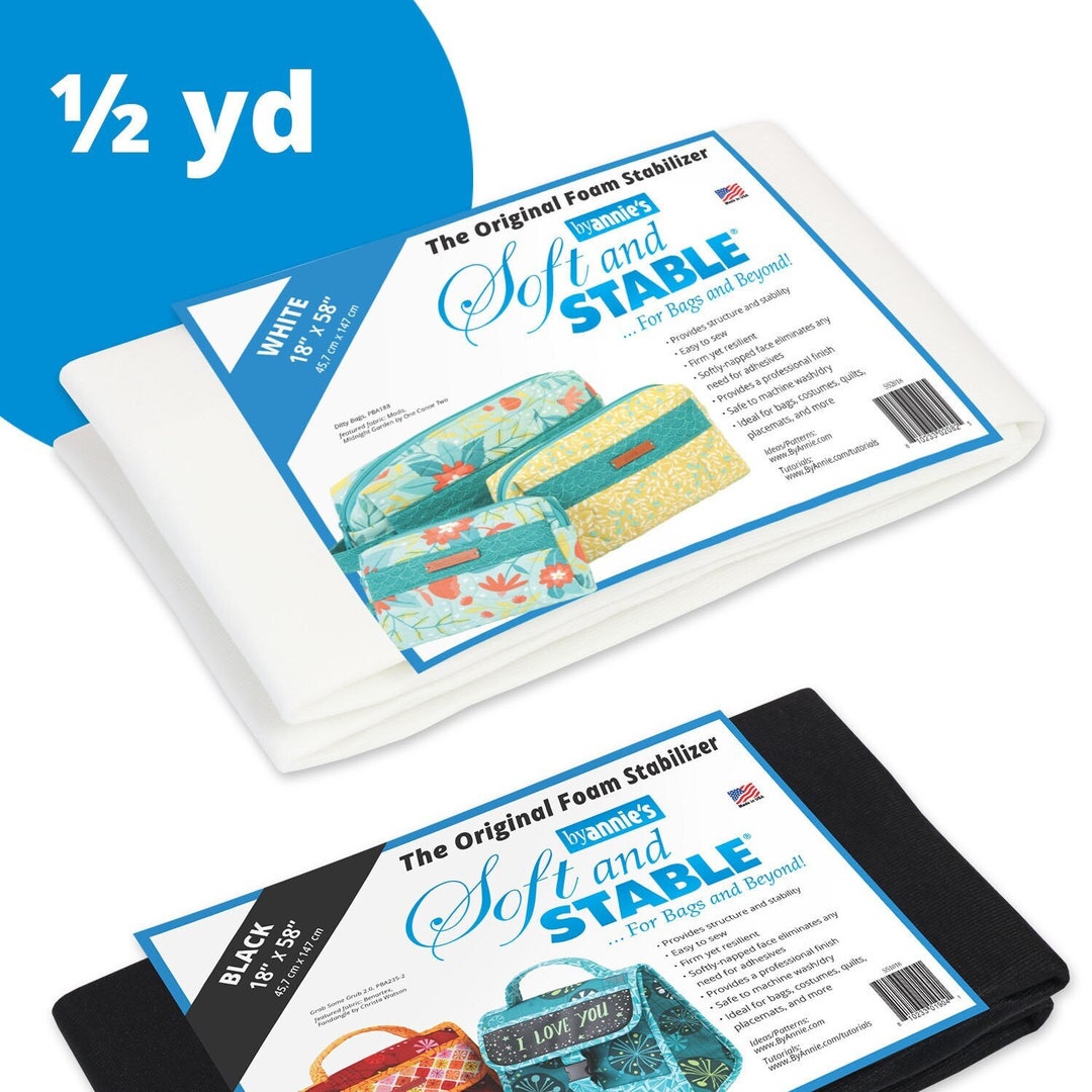 Byannie's Soft and Stable®/polyester Foam/stabilizer Interfacing/18 X