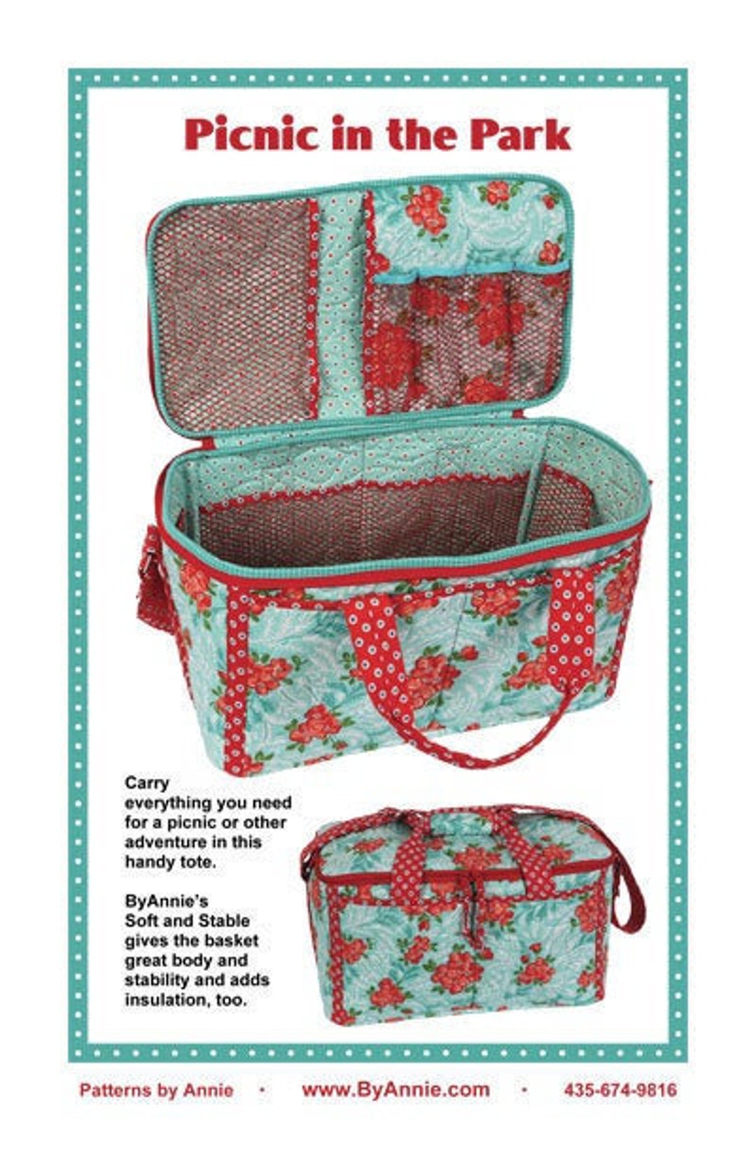 Contain Yourself Bag Pattern by Annie's Soft and Stable paper