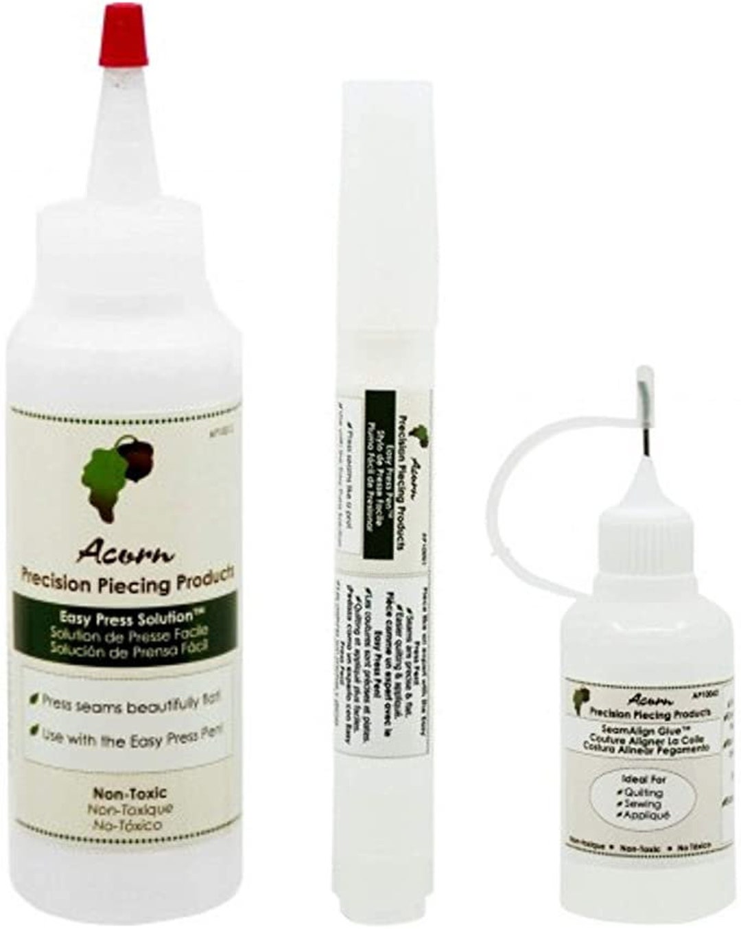 Easy Precision Paper Piecing Starter Kit by Acorn Products/pressing  Pen/solution/glue/flat Seams/ 