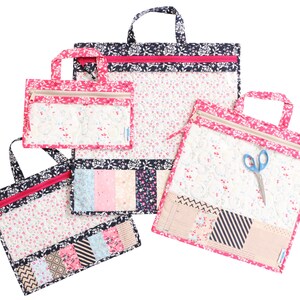 Project Bag 2.0 Pattern/Patterns by Annie/zipper compartments/PBA206-2/vinyl/YKK zippers image 3