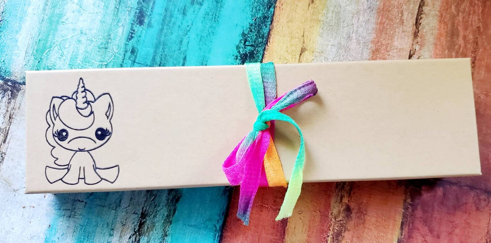 Unicorn Rainbow Crayons Etsy