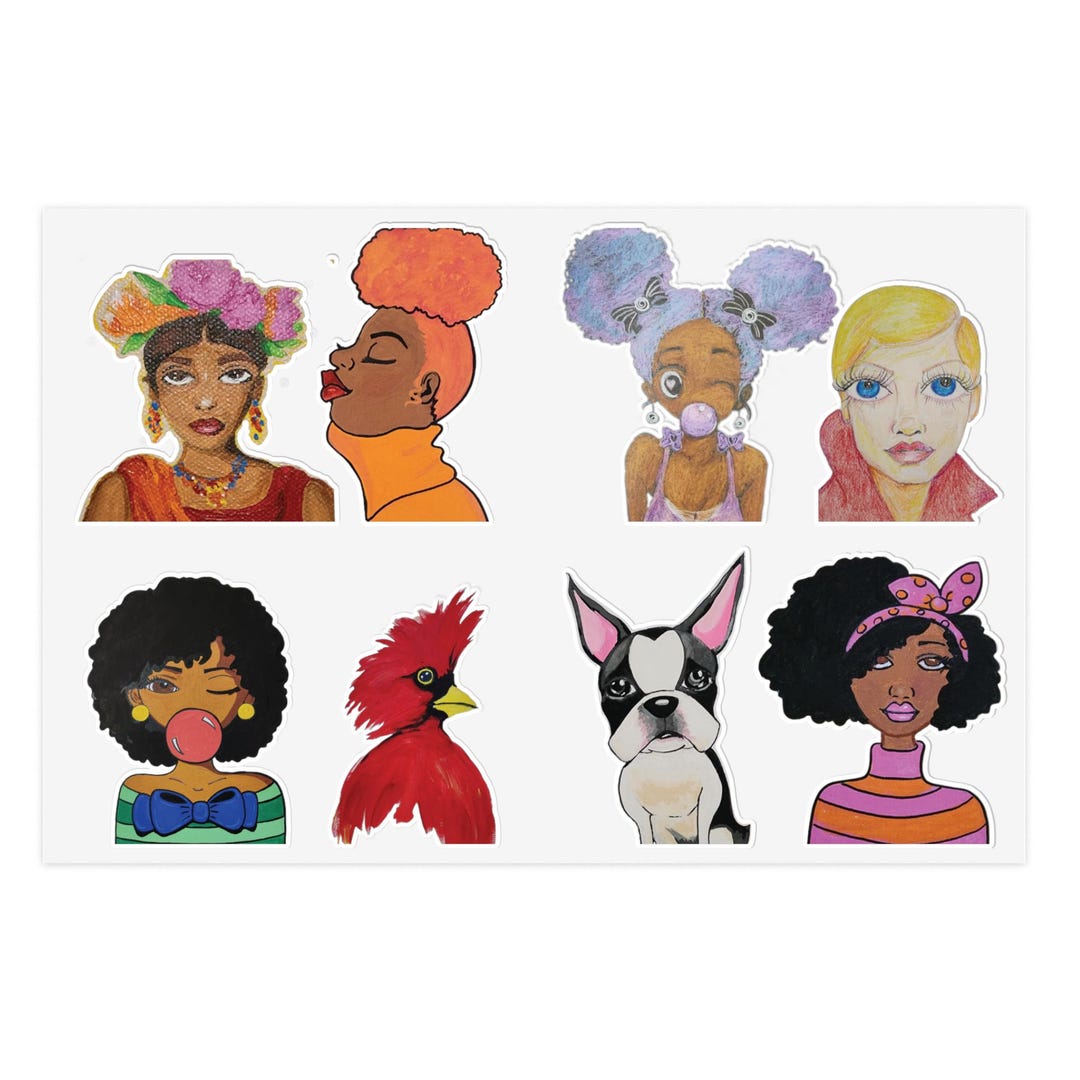 Variety Sticker Sheets - Etsy